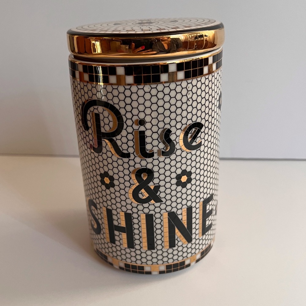 Anthropologie Bistro Rise & Shine Canister